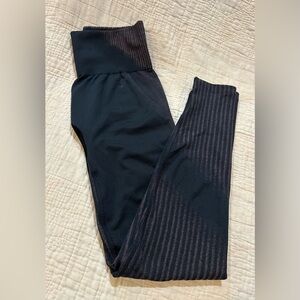 Gymshark Black and Mauve Leggings